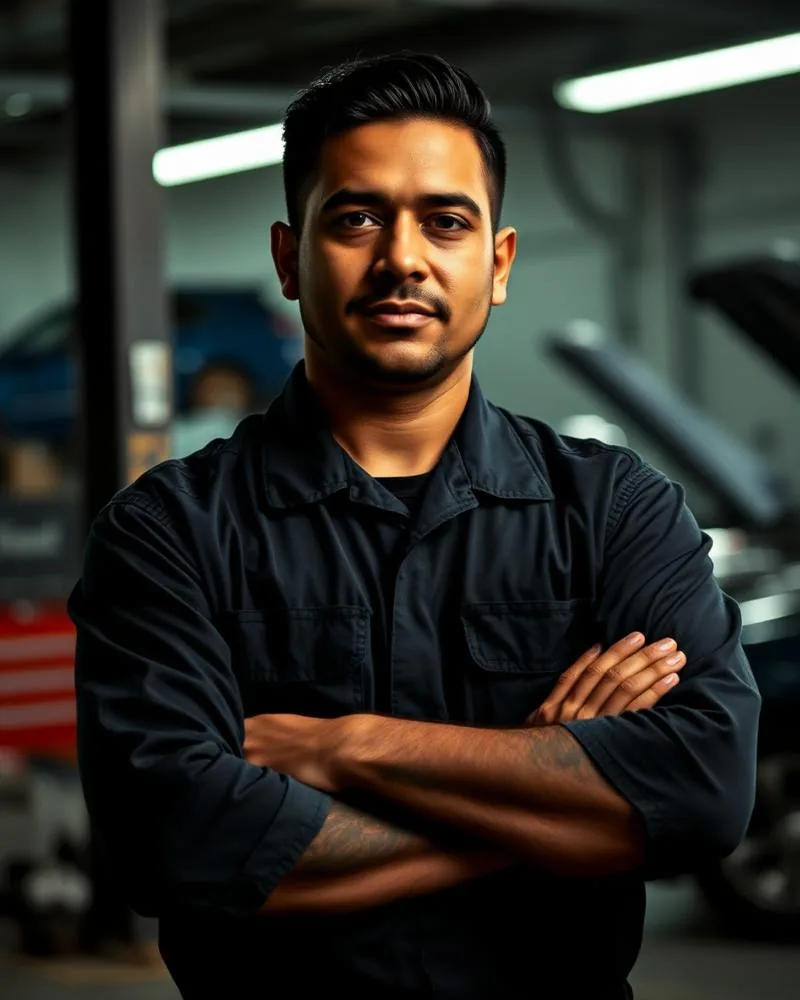 Mecánico Héctor Ramírez, especialista en Motor y transmisión